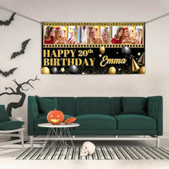 Freeze Your Memories With Personalized Film Photo Birthday Banners To Send You Blessings - OLESA