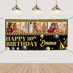 Freeze Your Memories With Personalized Film Photo Birthday Banners To Send You Blessings - OLESA