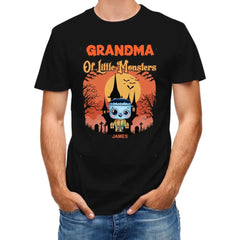 Grandma of Little Monsters - Family Personalized Custom T-shirts, a gift for Grandma and Grandpa - OLESA