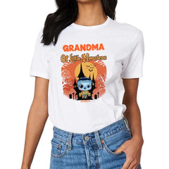 Grandma of Little Monsters - Family Personalized Custom T-shirts, a gift for Grandma and Grandpa - OLESA