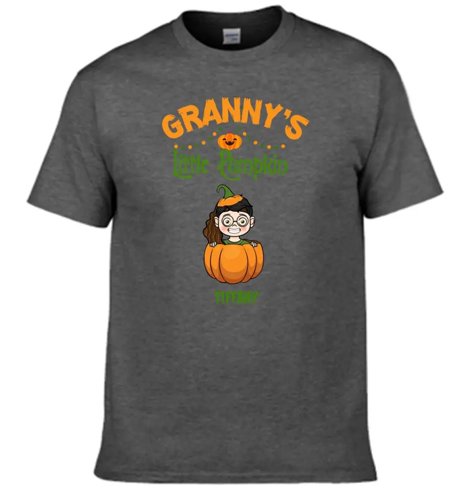 Happy Halloween - Personalized Pumpkin T - Shirt - A Halloween Gift for Family - OLESA