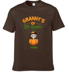 Happy Halloween - Personalized Pumpkin T - Shirt - A Halloween Gift for Family - OLESA