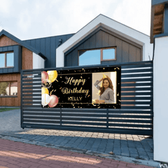 Let Your Story Shine With Personalised Photo Birthday Banners - OLESA