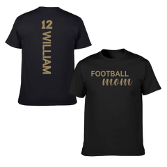 Love football - Personalised Name And Number T-Shirt - A Gift for Family,Players - OLESA