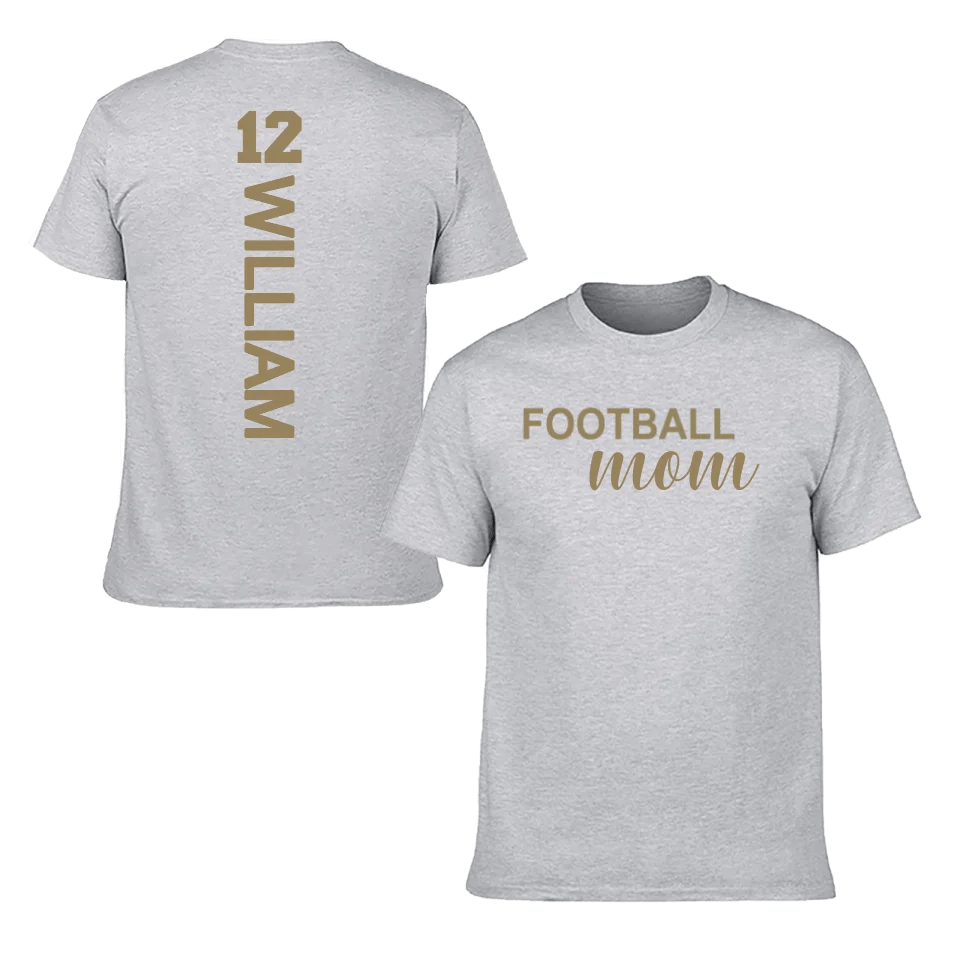 Love football - Personalised Name And Number T-Shirt - A Gift for Family,Players - OLESA