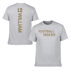 Love football - Personalised Name And Number T-Shirt - A Gift for Family,Players - OLESA