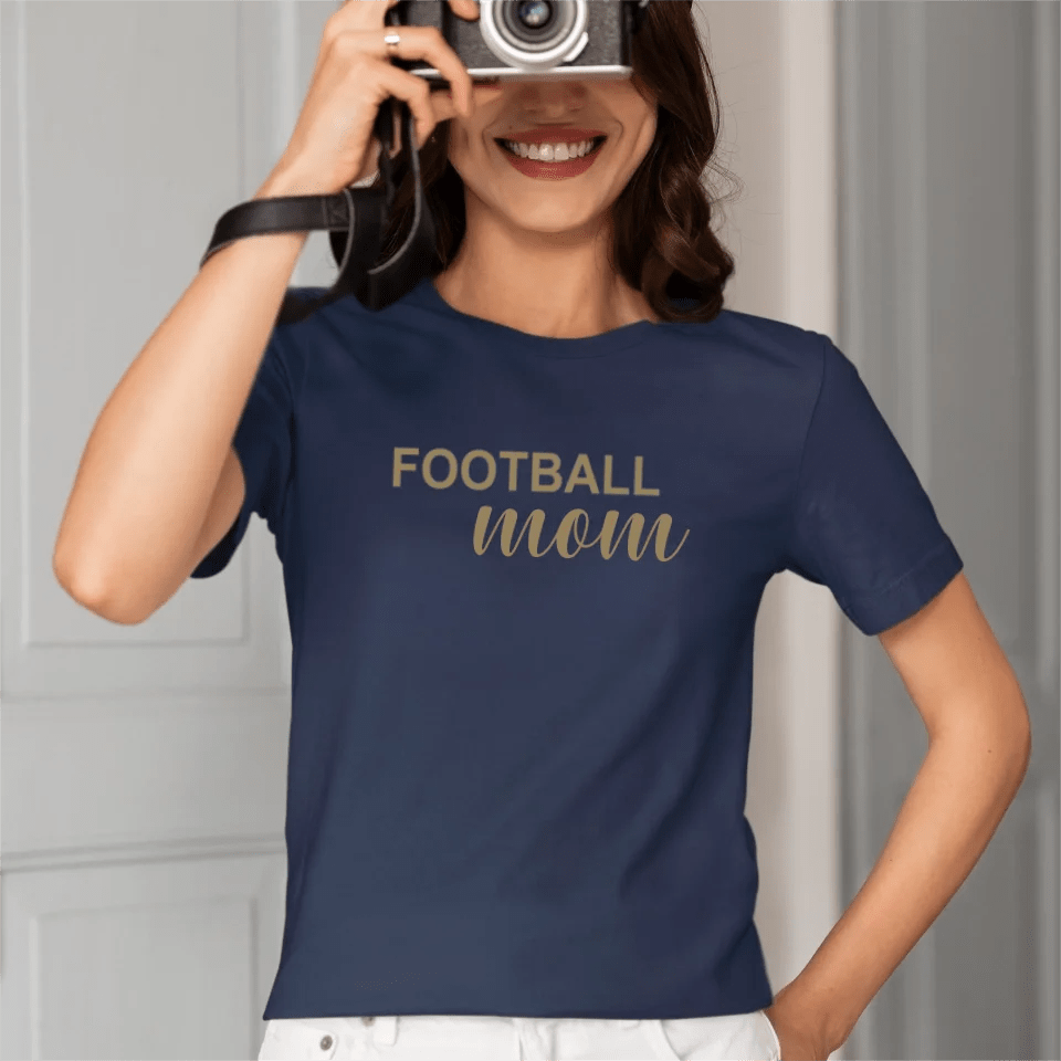 Love football - Personalised Name And Number T-Shirt - A Gift for Family,Players - OLESA