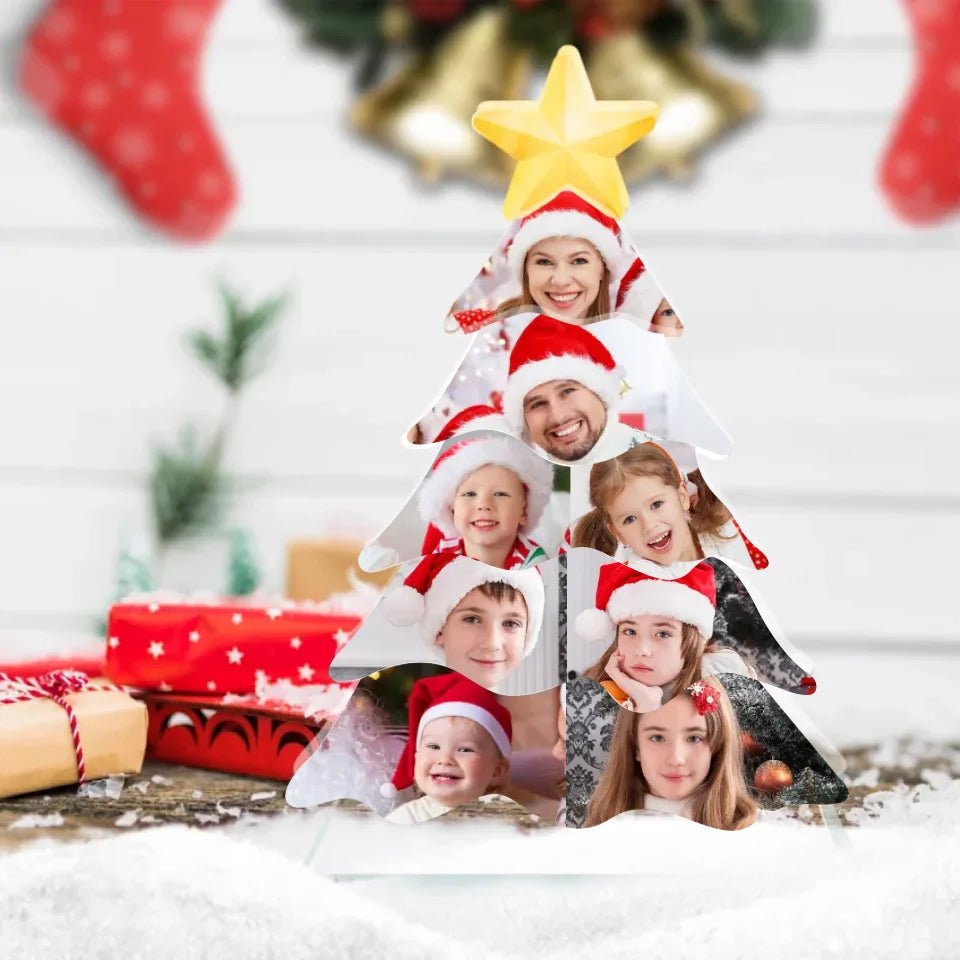 Merry Christmas - Customized Photo Christmas Tree - OLESA