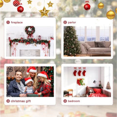 Merry Christmas - Customized Photo Christmas Tree - OLESA