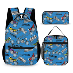 Motorcycle Racing - Personalized Name Backpack - OLESA