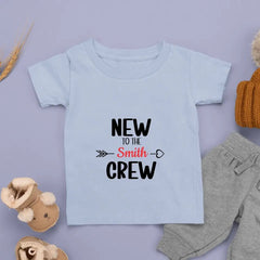 New To The Crew - Name Customized Children's T - Shirt - OLESA