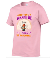 Nothing Scares Me Personalized Halloween T - Shirt - OLESA