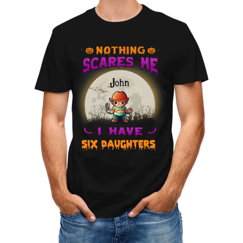 Nothing Scares Me Personalized Halloween T - Shirt - OLESA