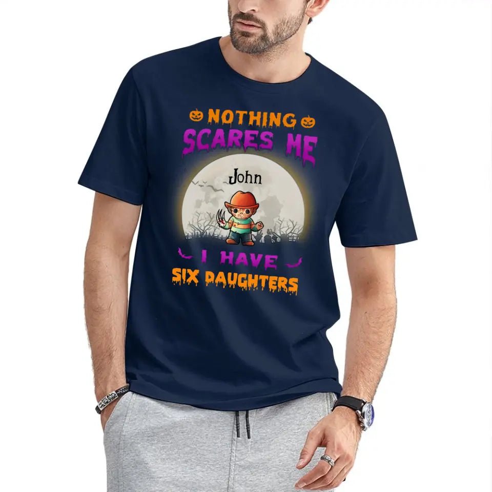 Nothing Scares Me Personalized Halloween T - Shirt - OLESA