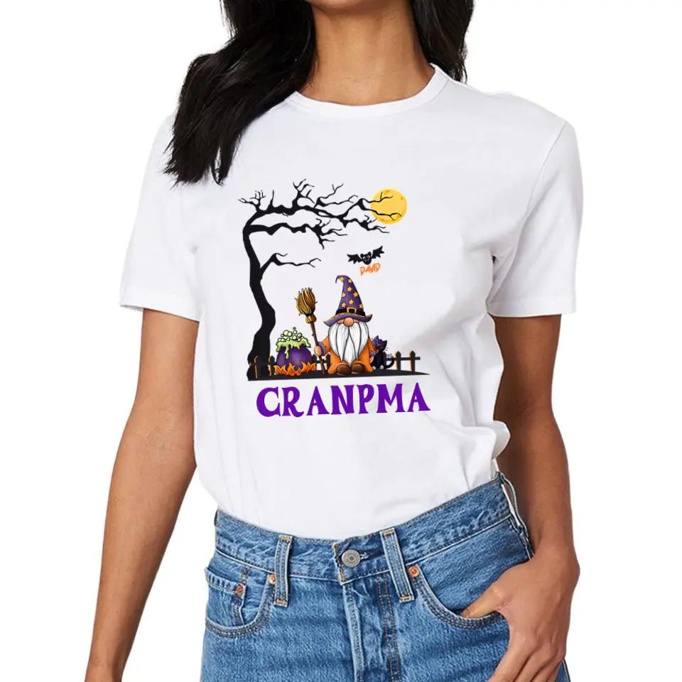 Old Halloween Wizard - Name Customized T - Shirt - OLESA