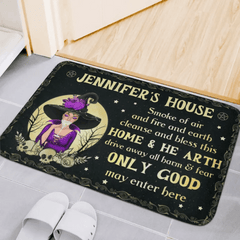 Only the Good May Enter Here - Personalized Custom Decorative Doormat - A Gift for Yourself, a Halloween Present - OLESA