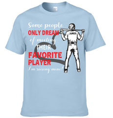 Personalized Baseball Boy T-shirt, Some People Only Dream Of Meeting Their Favorite Player, Sports Tees Mother's Day Gift For Baseball / Hockey / Basketball Lovers and Players - OLESA