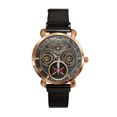 Personalized Canadian Veteran Logo & Rank Custom Name & Time Watch - OLESA