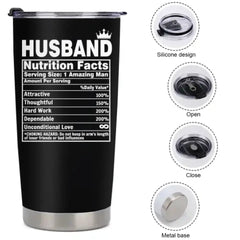 Personalized Car Mug, Memorial Gifts For Husband or Wife - OLESA