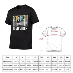 Personalized Dad Vibes Shirt-Customized Four Photos - OLESA