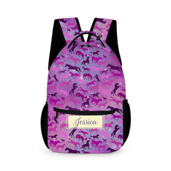 Personalized Galaxy Horse Backpack - OLESA