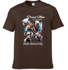 Personalized Graduation T-Shirt - Customized Name, Year and 4 Photos, Gift for Graduates - OLESA