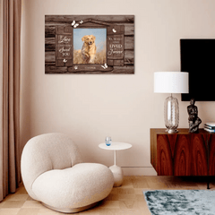 Personalized Pet Photo Memorial Gifts - Gifts To Remember A Pet Wooden Window Shutters Wall Art - OLESA
