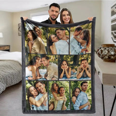 Personalized Photos Blankets - Gift For Family Friends Besties - OLESA