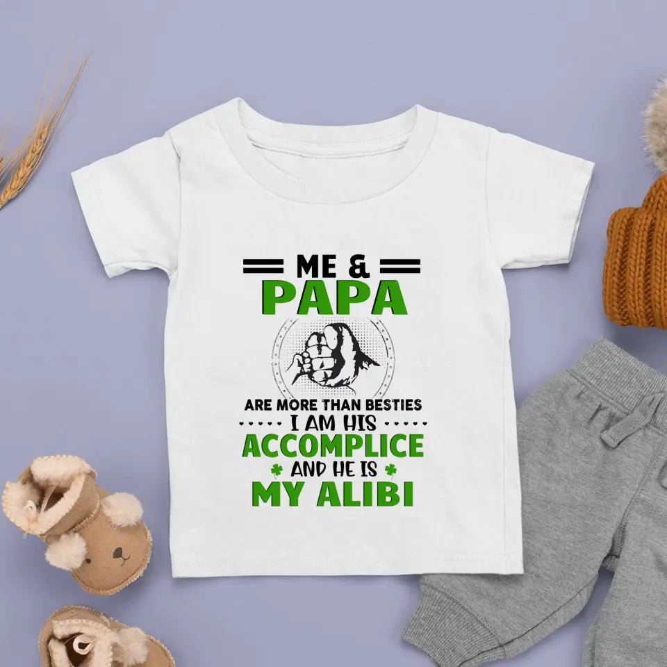 Personalized T-Shirt - Are More Than Besties Iam Her Accomplice And She Is My Alibi Youth - OLESA