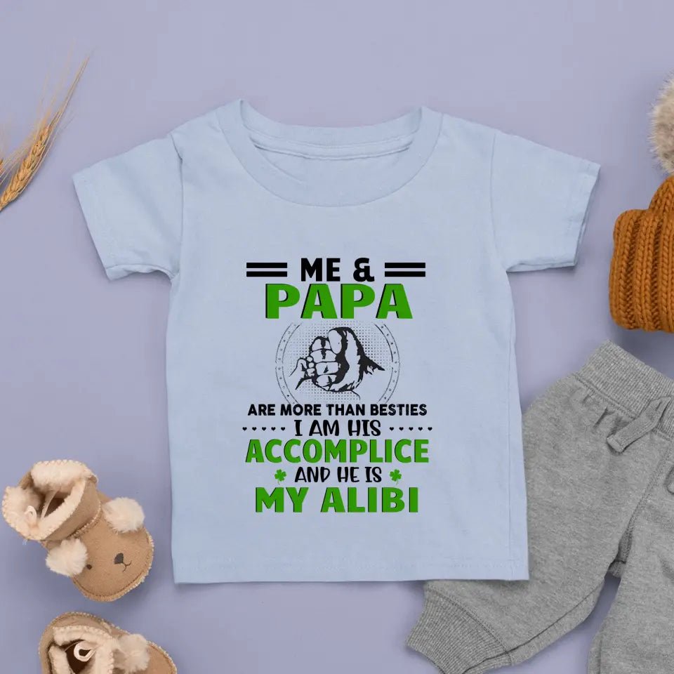 Personalized T-Shirt - Are More Than Besties Iam Her Accomplice And She Is My Alibi Youth - OLESA