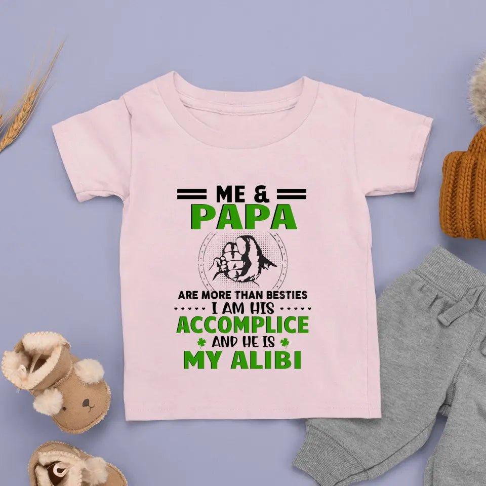 Personalized T-Shirt - Are More Than Besties Iam Her Accomplice And She Is My Alibi Youth - OLESA