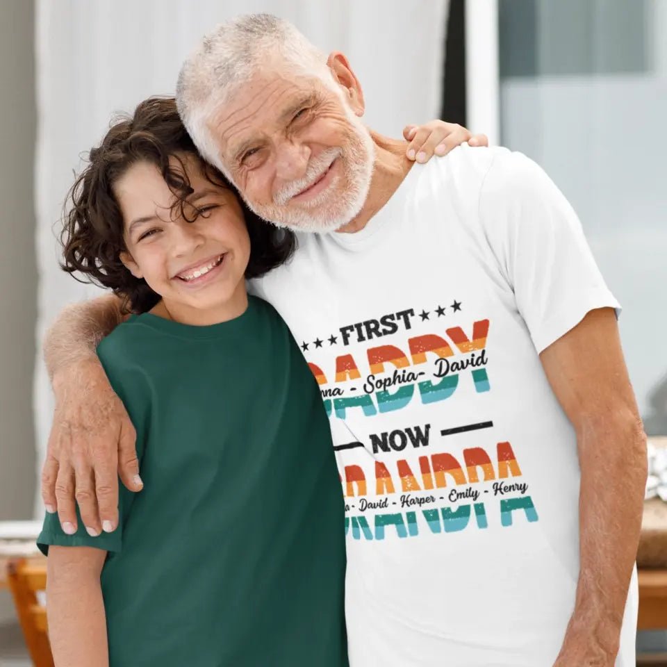 Personalized T-shirt For Grandpa - Father's day Gift / Gift For Family - OLESA