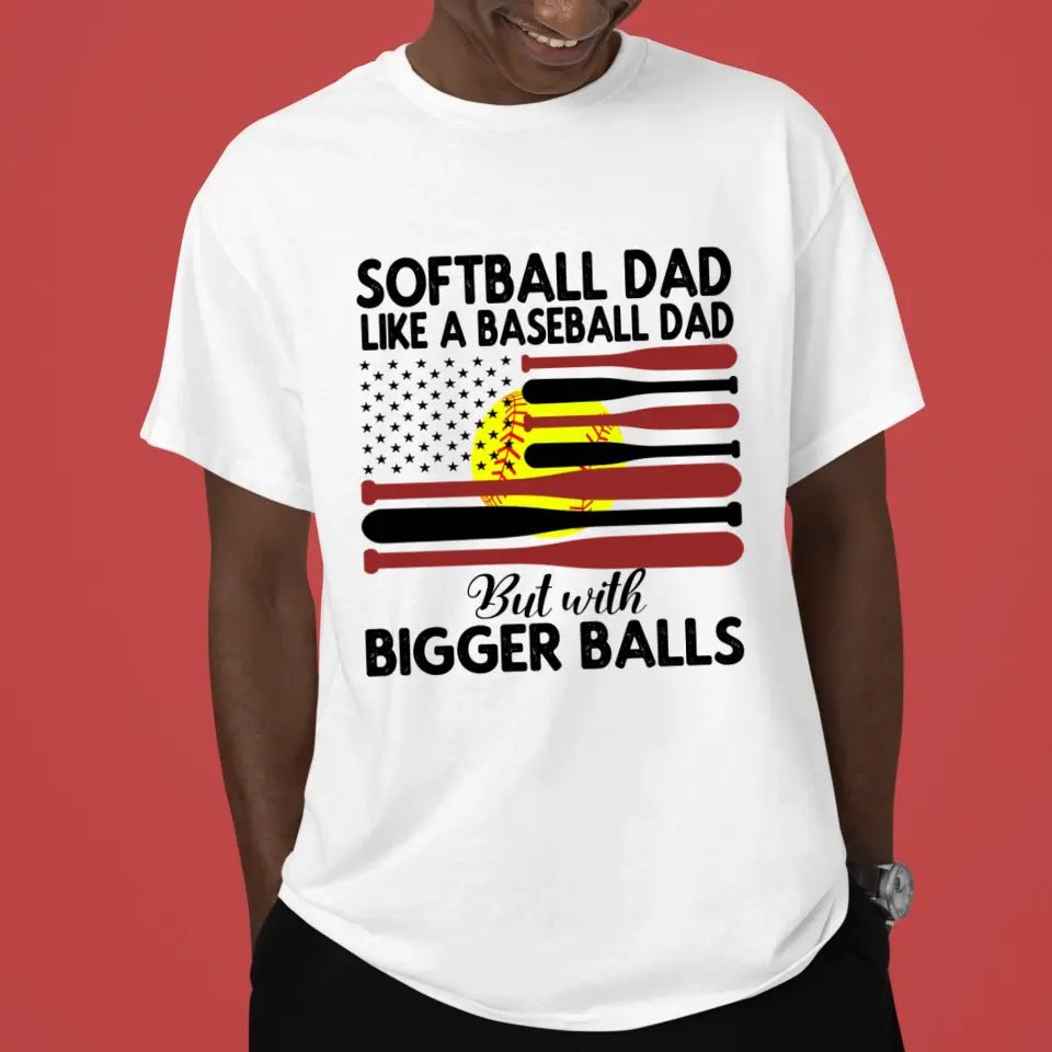 Softball T-shirt, Gift For Dad, Gift For Softball Lovers - OLESA