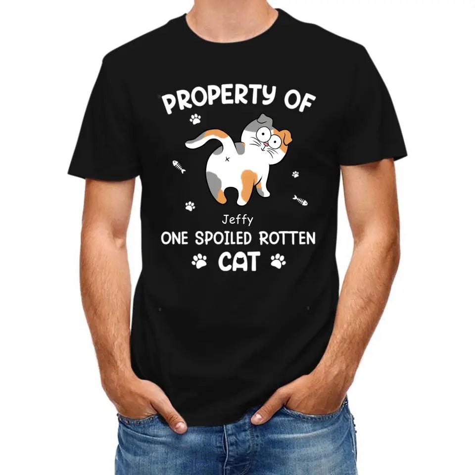 Spoiled Rotten Cats - Cat Personalized Custom T-shirt - Gift For Pet Owners, Pet Lovers - OLESA