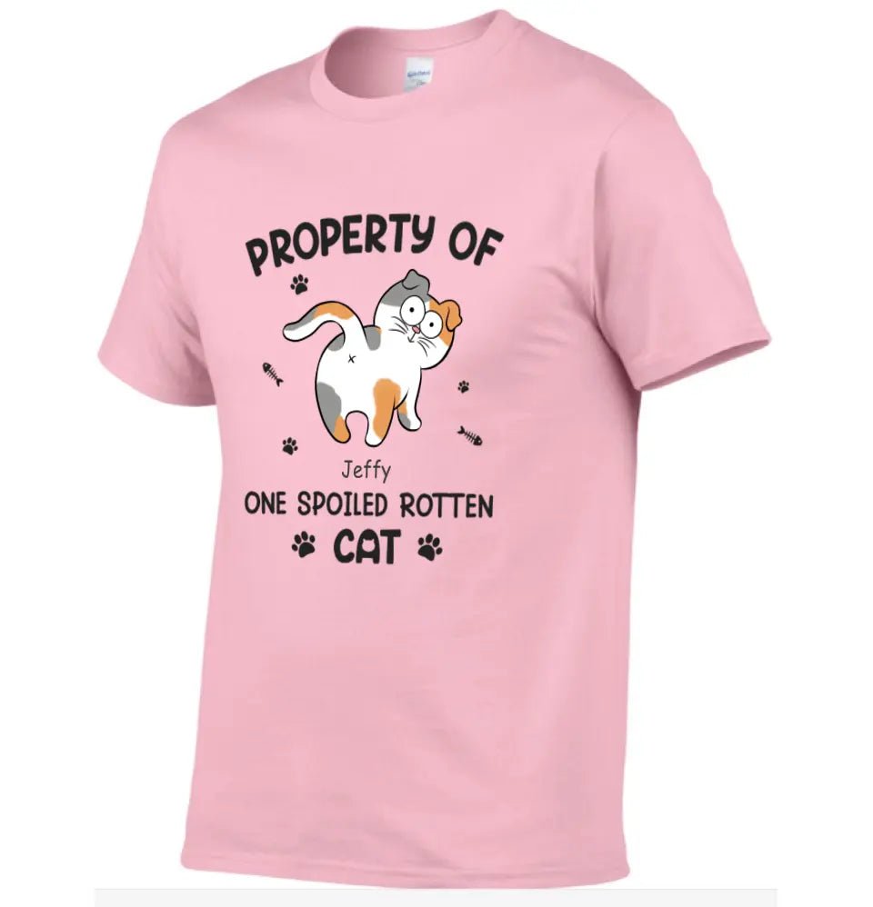 Spoiled Rotten Cats - Cat Personalized Custom T-shirt - Gift For Pet Owners, Pet Lovers - OLESA