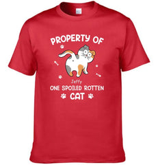 Spoiled Rotten Cats - Cat Personalized Custom T-shirt - Gift For Pet Owners, Pet Lovers - OLESA