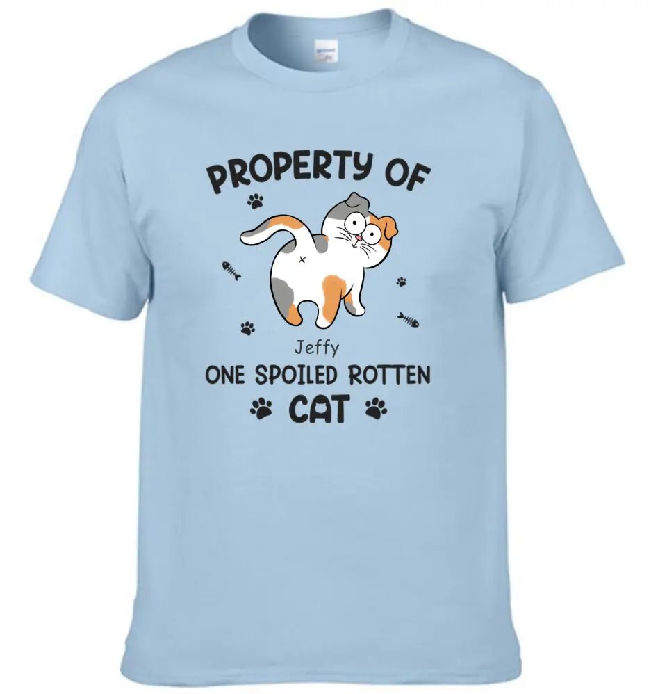 Spoiled Rotten Cats - Cat Personalized Custom T-shirt - Gift For Pet Owners, Pet Lovers - OLESA