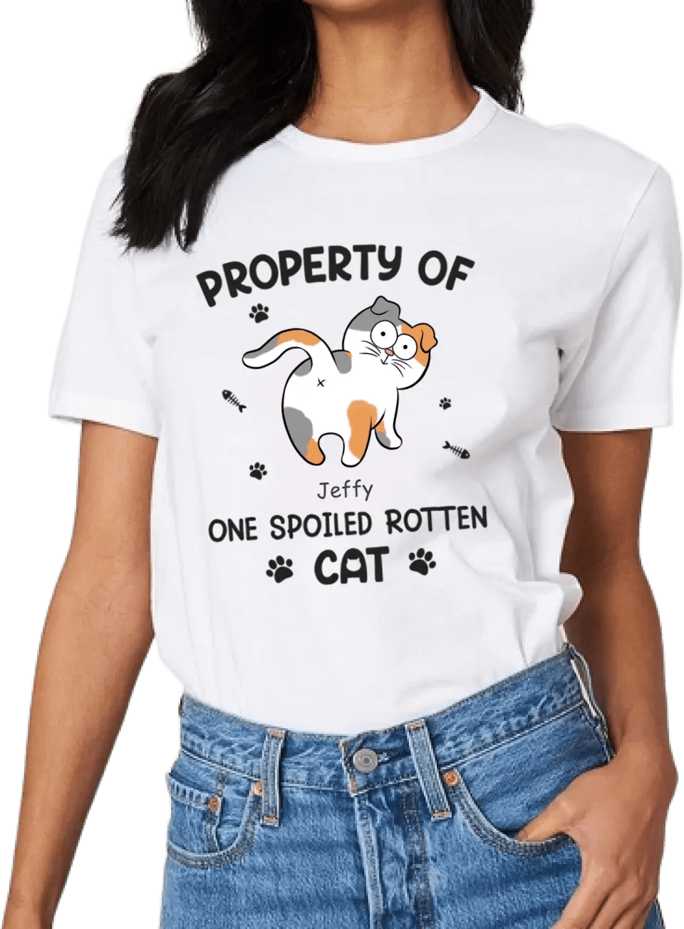 Spoiled Rotten Cats - Cat Personalized Custom T-shirt - Gift For Pet Owners, Pet Lovers - OLESA