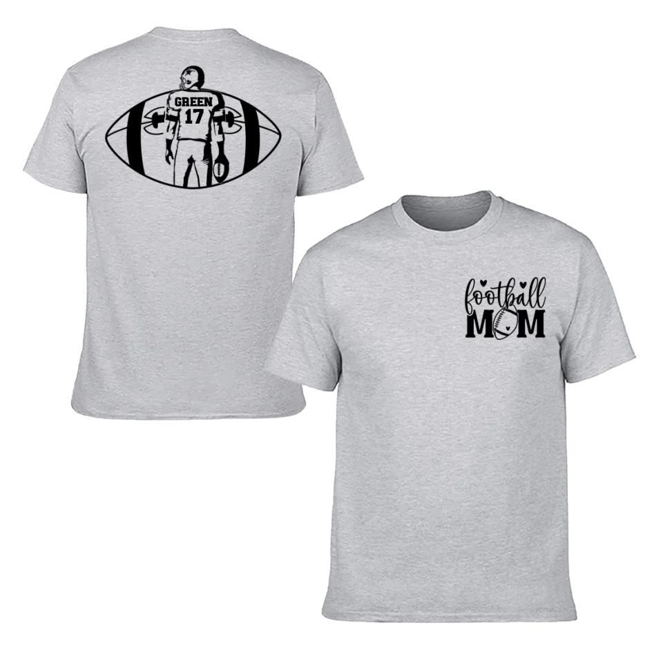 Support Football - Personalised Matchday 2 Sided T-Shirt - A Gift For Mom - OLESA