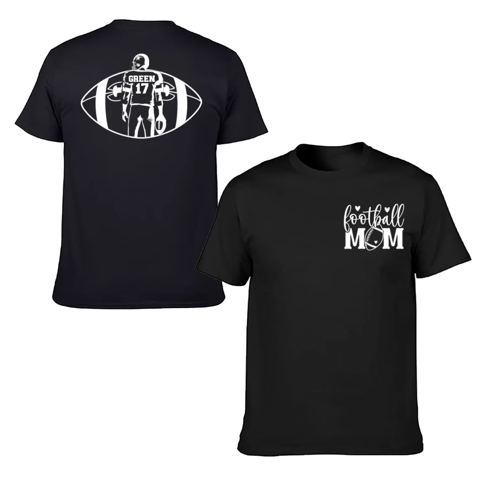 Support Football - Personalised Matchday 2 Sided T-Shirt - A Gift For Mom - OLESA