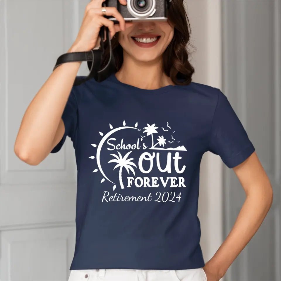 Teacher Retirement Countdown Custom T-shirt - OLESA