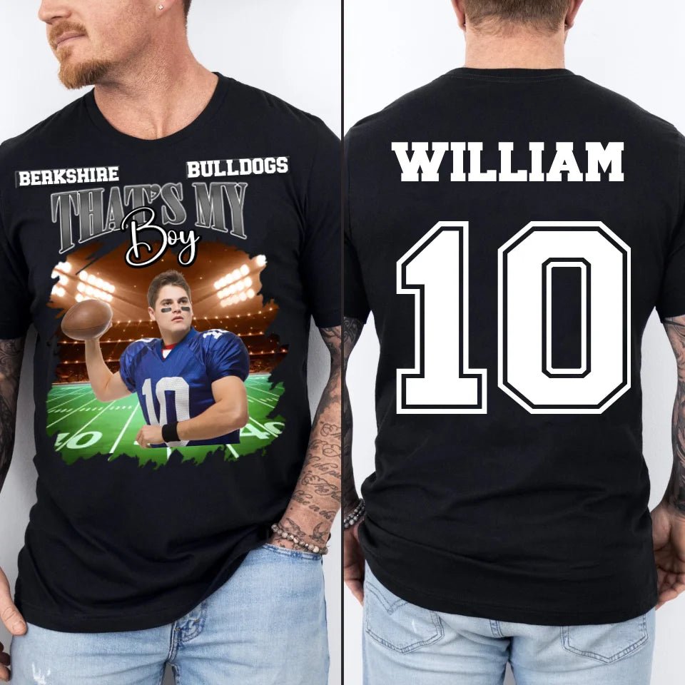 That's My Boy Personalized Jerseys Football Match Day Customized Team Names Family Photos For Player Use - OLESA