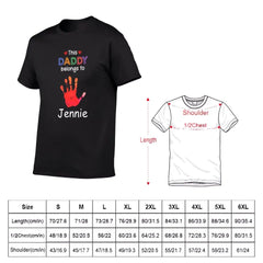 This Grandpa Daddy Belongs To - Gift For Dad, Father, Grandfather - Personalized T Shirt - OLESA