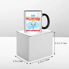 We're Glad Your Pull Out Game Weak, Personalized Funny Mug, Father's Day Gift - OLESA