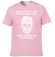 When You Can't Look On The Bright Side Dogs Will Sit With You In The Dark - Clothing Gift - OLESA