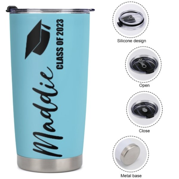 2023 Personalized Grad Tumblers - Graduation Memorial Gift - ARNOVIC