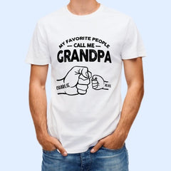 A Great Grandpa's Full Of Strength - Family Personalized Custom Unisex T-shirt - Father's Day, Birthday Gift For Grandpa - OLESA