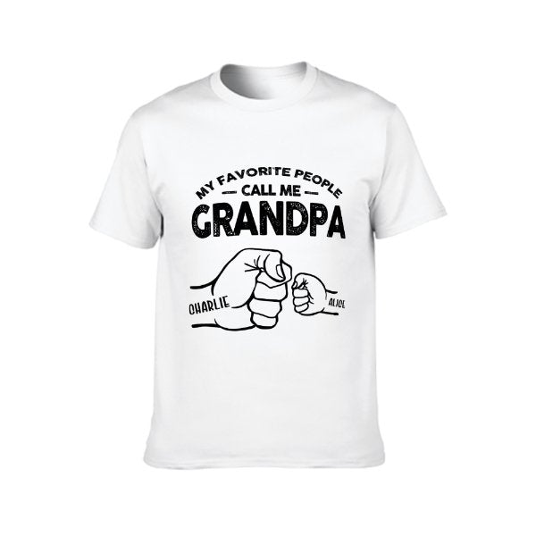 A Great Grandpa's Full Of Strength - Family Personalized Custom Unisex T-shirt - Father's Day, Birthday Gift For Grandpa - OLESA