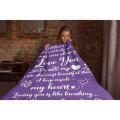 And Suddenly All The Love Songs Were About You - Couple Blanket - New Arrival, Christmas Gift For Husband Wife, Anniversary - ARNOVIC