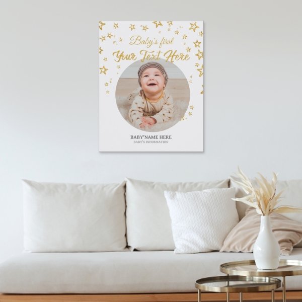 Baby Memorial Day Custom photo canva - OLESA